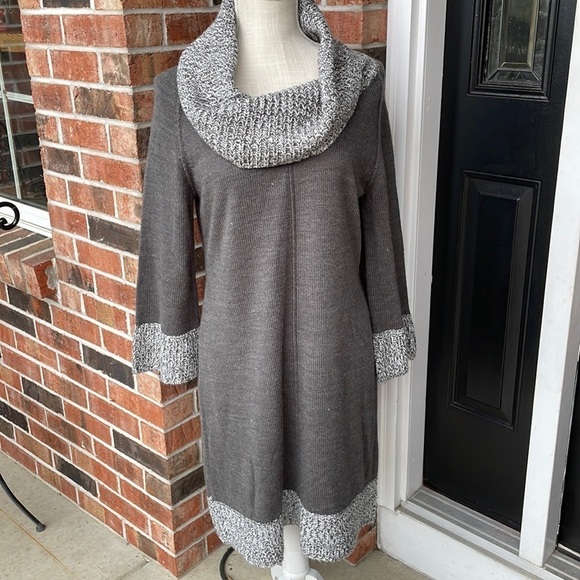 London Time Chunky Knit Sweater Dress - Picture 1 of 6